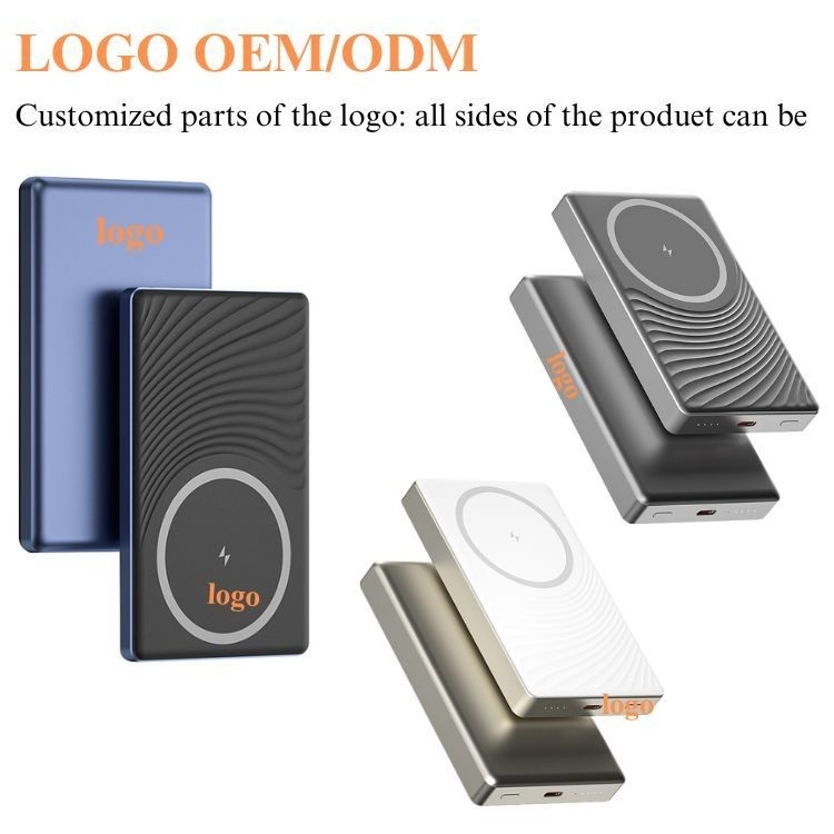 Hot Selling 5000/10000mah Iphones 15 Pro Max Fast Charging Wireless Powerbank Magnetic Power Bank